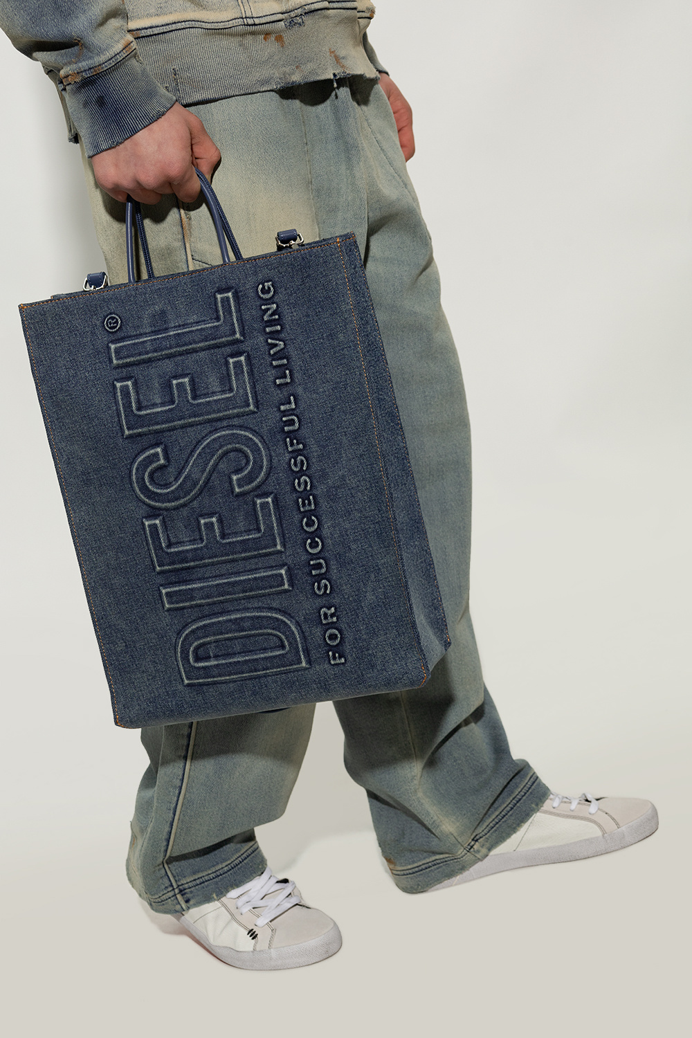 The Body Shoulder Bag - Blue 'DSL SHOPPER 3D LX' shopper bag